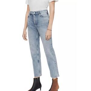 Annie Bing Etta Jeans in Washed Light Blue size 25, small